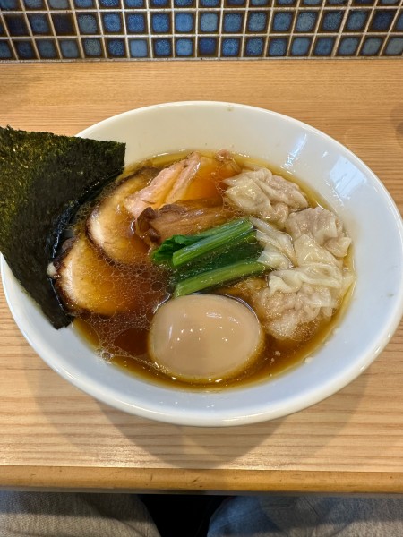 「限定特製比内地鶏の中華そば　1500円」@ほっこり中華そば もつけの写真