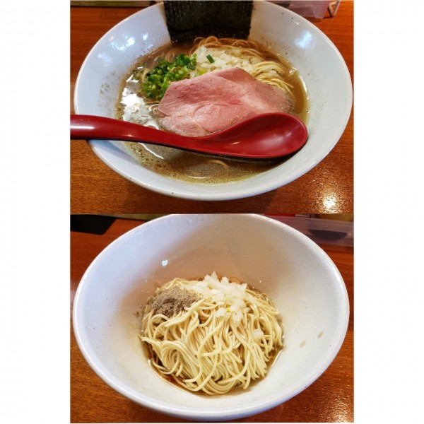 「煮干しそば＋ニボ玉」@麺屋 烈の写真