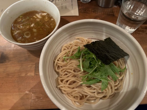「濃い出汁つけそば」@日本橋 製麺庵 なな蓮の写真