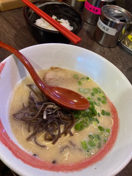 「豚骨ラーメン」@らーめん たつ屋の写真
