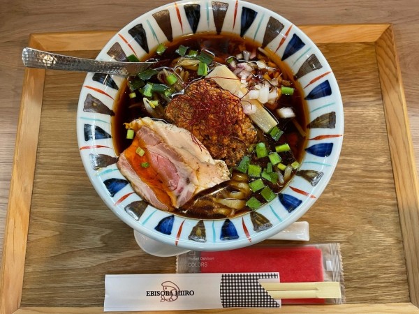 「冷やし台湾えびそば」@えびそば 緋彩の写真