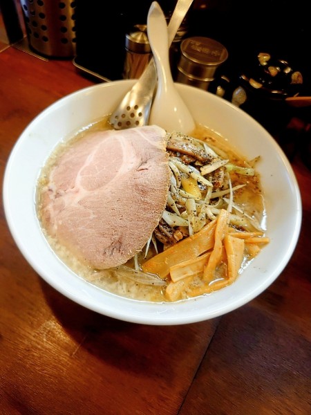 「細切りねぎチャーシューめん」@拉麺 梅太郎の写真