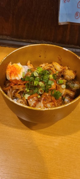 「キムチチャーシュー飯」@麺屋青山 臼井店の写真