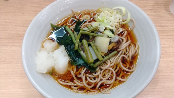 「朝得 山菜おろしそば(¥400)」@清流そば 国分寺店の写真