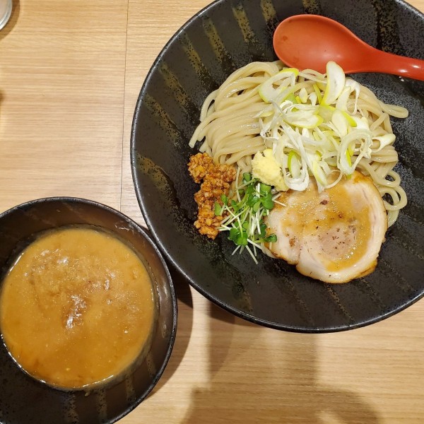 「限定味噌つけ麺」@鶏と魚だしのつけめん哲 溝の口店の写真