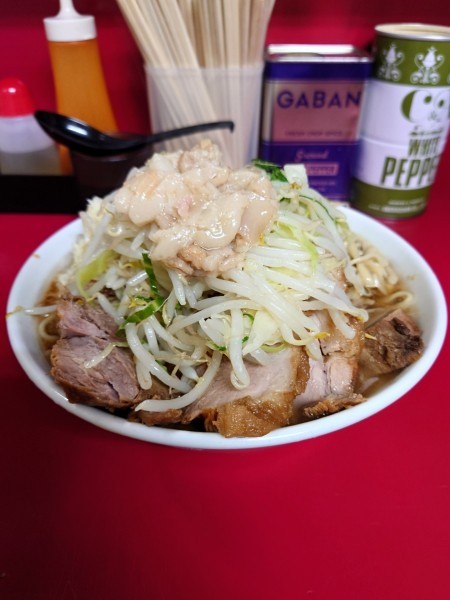 「大豚  ニンニク  アブラ」@ラーメン二郎 中山駅前店の写真