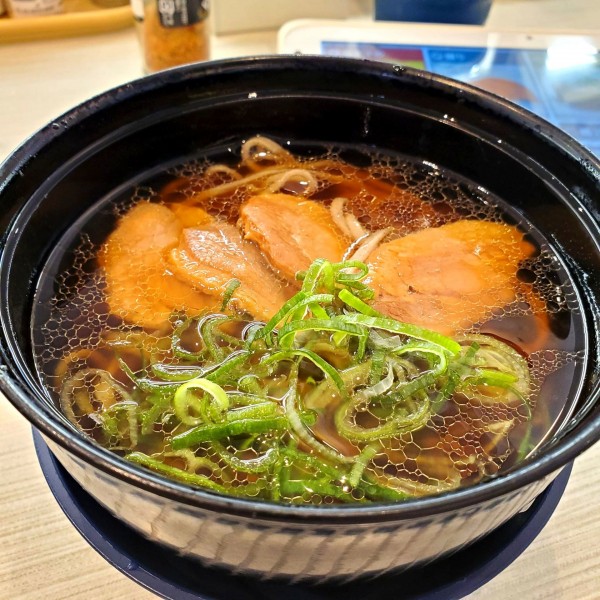 「鴨そば」@はま寿司 那覇古島店の写真