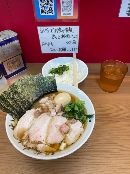 「上特選ラーメン、硬め、普通、多め」@麺家 たいせいの写真