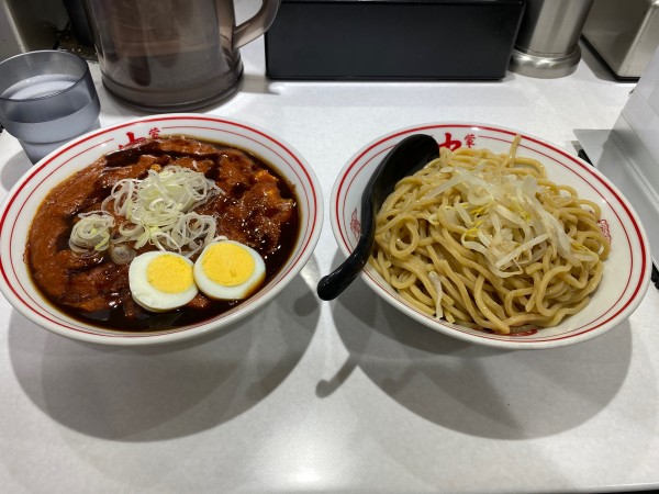 「つけ樺太ブラック　辛さ3倍」@蒙古タンメン 中本 錦糸町店の写真