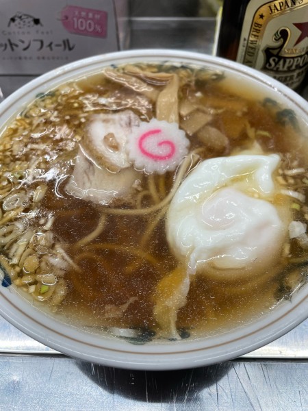 「ラーメン 半熟卵 スープ増し」@中華そば みたかの写真