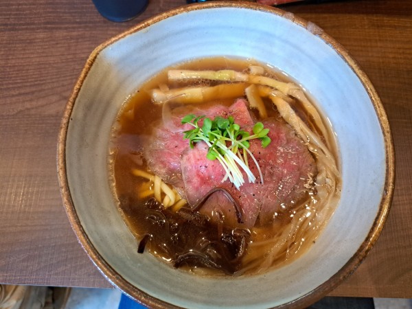 「常陸牛清湯醤油」@常陸牛らぁめん 希の写真