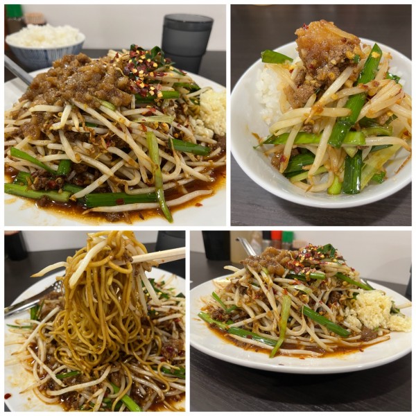 「【平日夜限定】皿ヒロシ改950円ライス小60円 背脂ニンニク」@元祖スタミナ満点らーめんすず鬼 狭山ヶ丘分店の写真