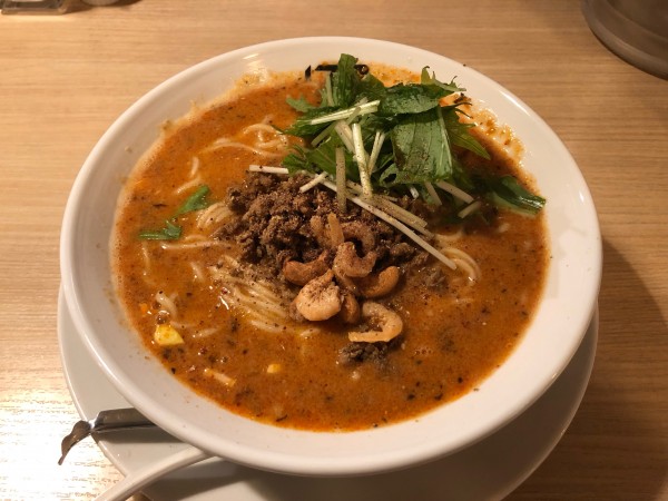 「白ごま汁あり担担麺」@175°DENO担担麺 GINZaの写真