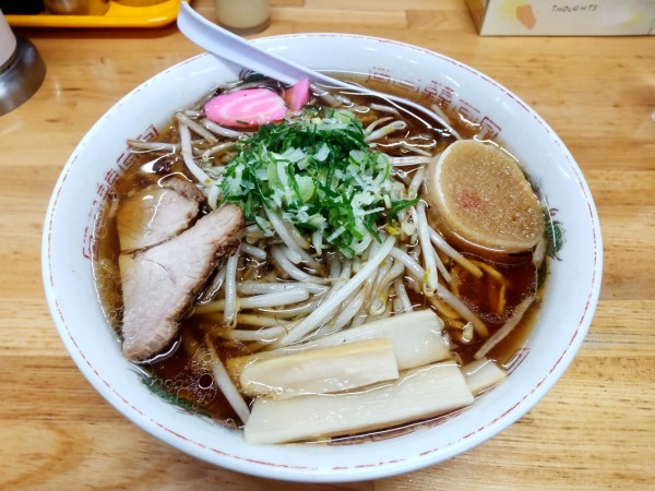 「もやしラーメンこってり正油960円」@味の五十番の写真