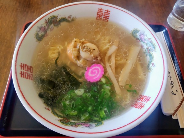 「ほたてラーメン（塩味）1000円」@食堂 最北端の写真