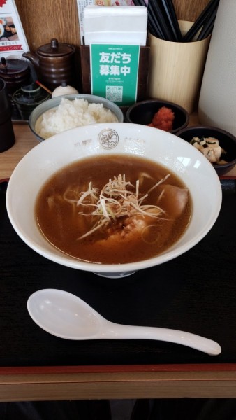 「だし麺濃厚＋明太子」@だし麺屋ナミノアヤ 上尾店の写真