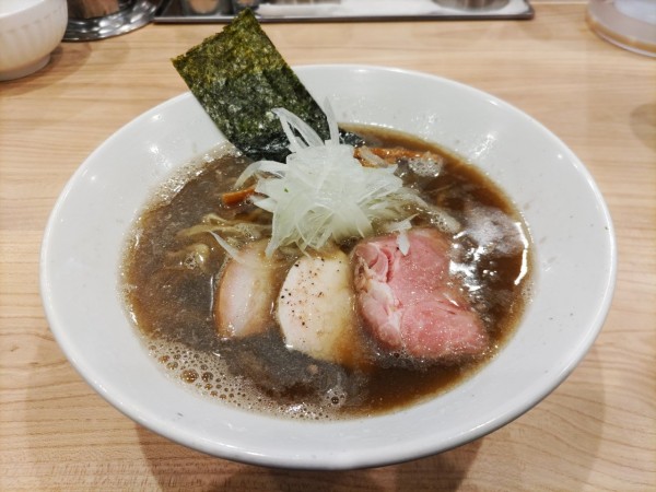 「煮干しらぁ麺+手揉み麺変更」@麺処 にし尾の写真