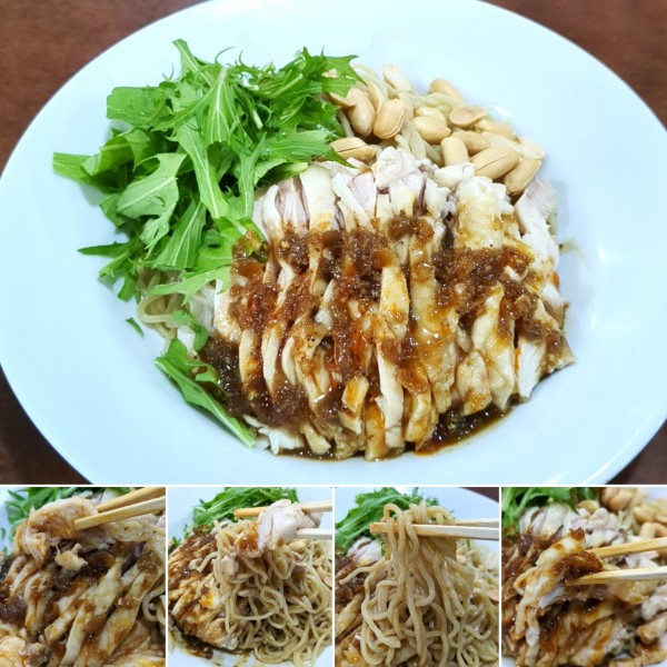 「鶏絲涼麺(夏季限定)　980円」@晴々飯店の写真