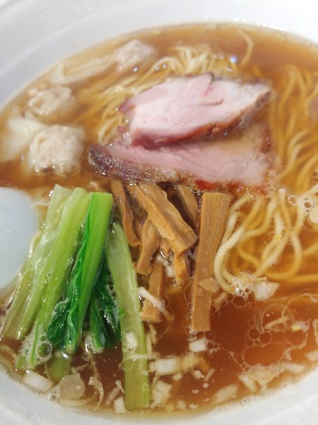 「ワンタン麺3個」@らーめん穀雨の写真