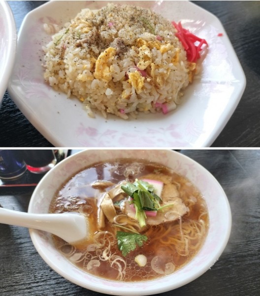 「醤油ラーメン650円半チャーハン330円」@らぁめん大王の写真