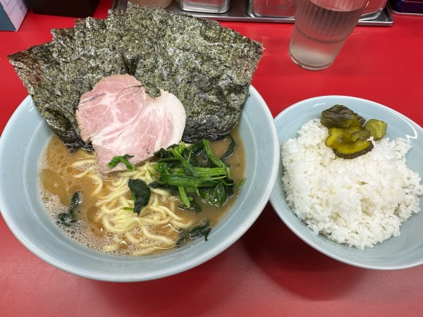 「のりラーメン」@家系らーめん 武将家の写真