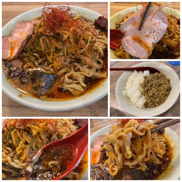 「【限定】スタミナ冷やしラーメン1150円そぼろカレー300円」@くじら食堂 nonowa東小金井店の写真