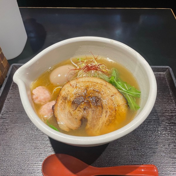 「塩ラーメン+味玉」@麺処 銀笹の写真