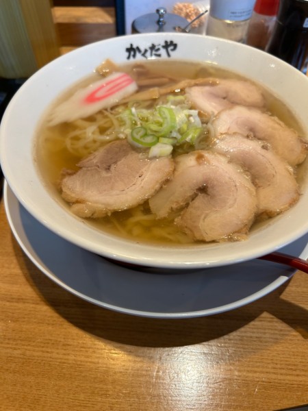 「チャーシューメン」@拉麺かくだや おもちゃのまち店の写真