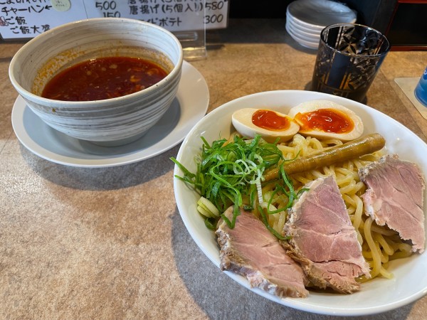 「辛旨つけ麺」@天天有 ひるまやの写真