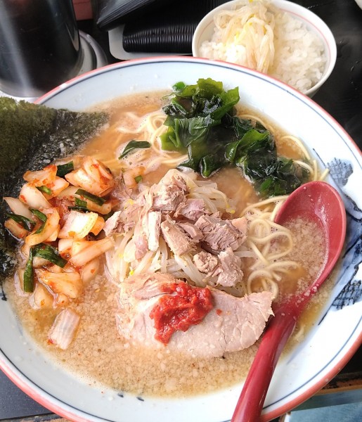 「味噌ラーメン+もやし､半ライス」@ラーメンショップ 122号騎西店の写真