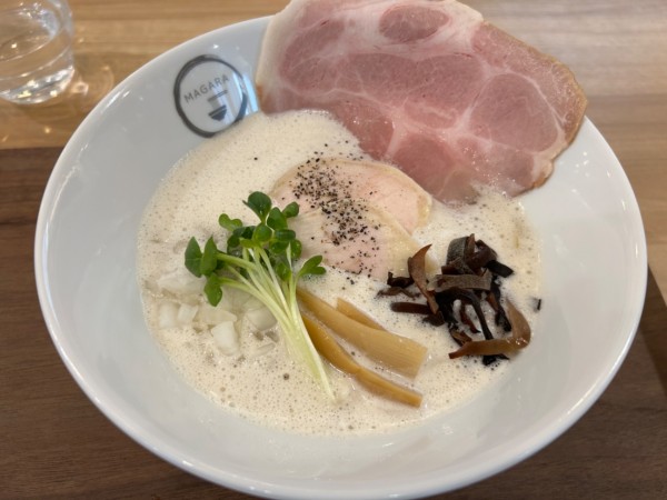 「鶏白湯そば（塩）850円」@MAGARAの写真