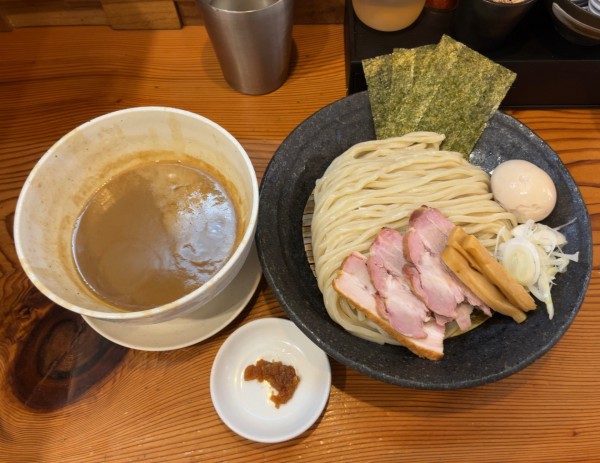 「特製つけ麺（ニンニク醤油）」@つけ麺 一滴の写真
