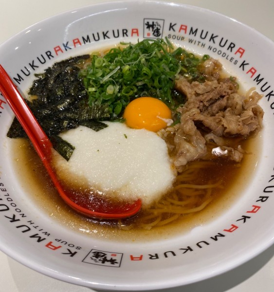 「【期間限定】冷たい牛とろ玉ラーメン 1100円」@神座飲茶樓 横浜ジョイナス店の写真