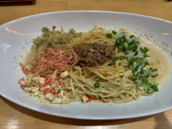 「汁なし白胡麻坦々麺」@甲州屋 別邸の写真