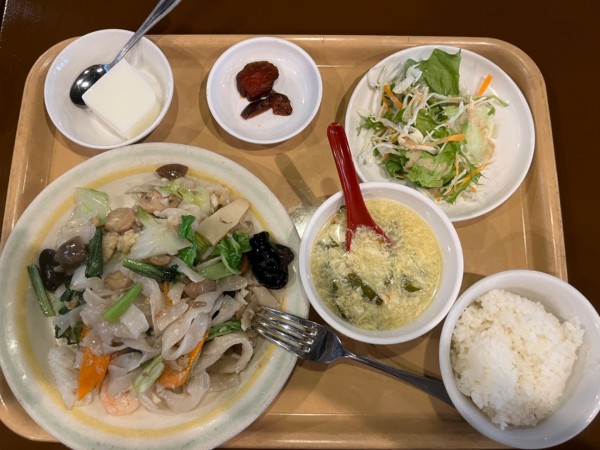 「海鮮焼き刀削麺 900円」@餃子市 新所沢店の写真