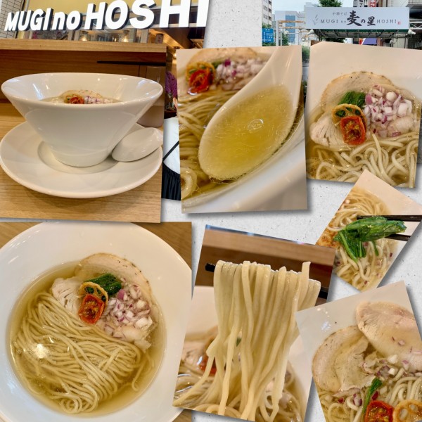 「中華そば　塩　950円」@中華そば 麦の星の写真