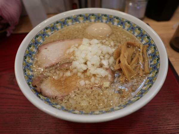 「背脂煮干中華そば＋サービス味玉」@麺創庵 砂田の写真