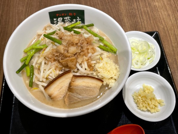 「【限定①】ちょっとジャンクなにんにくタンメン￥950」@湯菜坊の写真