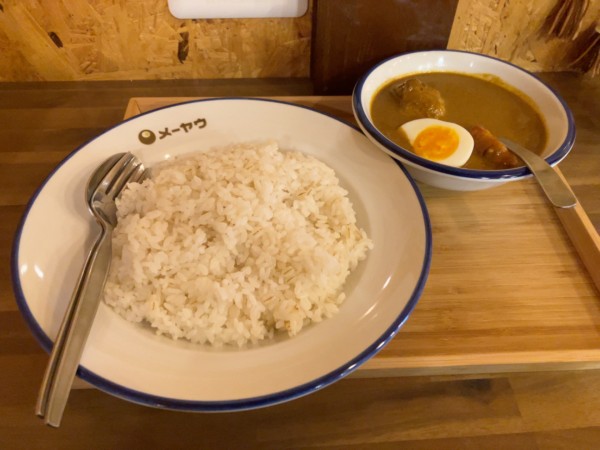 「チキンカレー 大盛り1000円」@早稲田メーヤウの写真