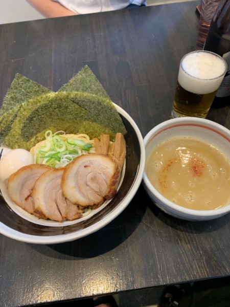 「鶏塩つけ麺全部のせ」@つけ麺まぜそば専門店 えじまんの写真