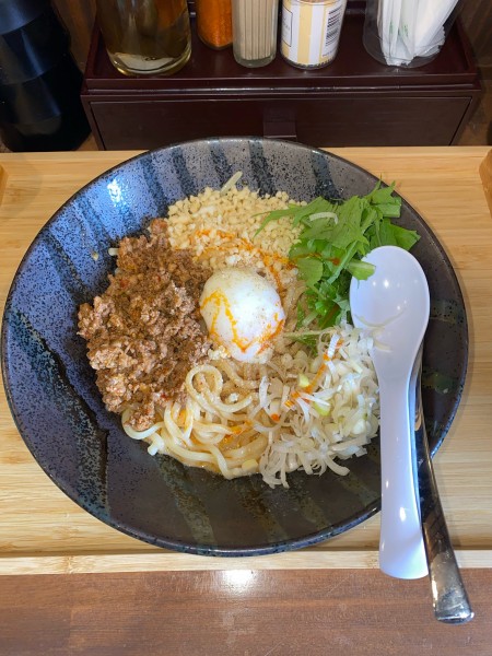 「冷やし豆乳坦々まぜそば¥1,150円(限定)」@らぁめん 麺彩家の写真