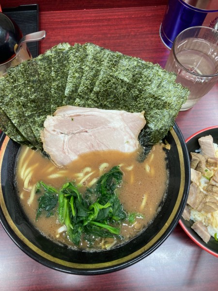 「ラーメンのり増しトッピングA 900円」@麺家 紫極 大泉学園店の写真