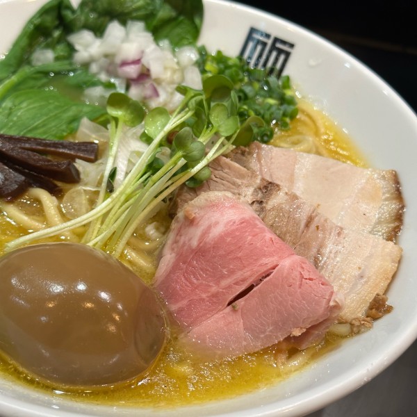 「味玉鶏そば 中太麺カスタム」@竹末東京プレミアムの写真