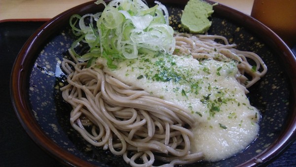 「冷やしとろろそば 500円」@そば処 めとろ庵 後楽園店の写真