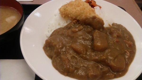 「カニコロ1ヶ入りカレーライス 830円」@ランチハウス ミトヤの写真