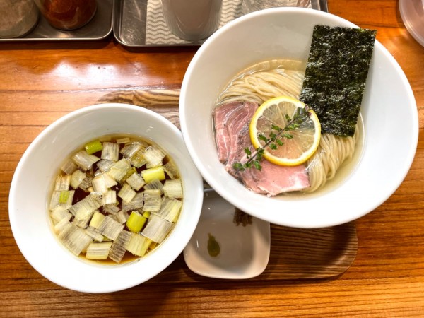 「昆布水つけ麺 醤油 ￥1000」@アメノオトの写真
