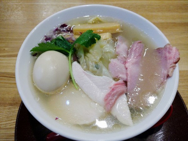「特製白だし しなそば（1,150円）」@手打ち正麺 Hachimitsuの写真