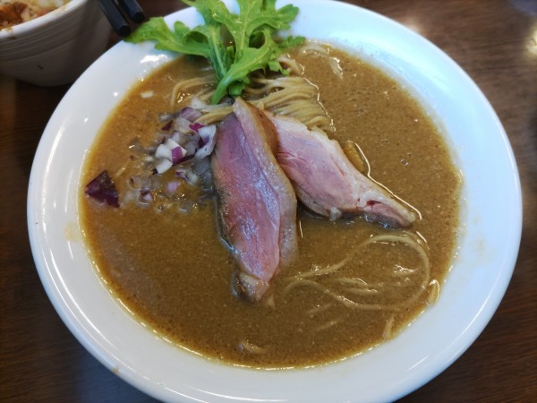 「鴨白湯そば」@麺麓menrokuの写真