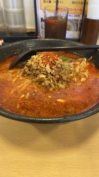 「超激辛坦々麺大盛り」@天使担々麺の写真