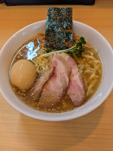 「味玉塩そば」@にしき之中華ソバの写真